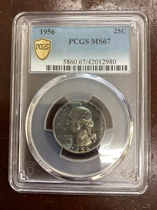 1956 PCGS MS67 Quarter - Picture 1 of 3