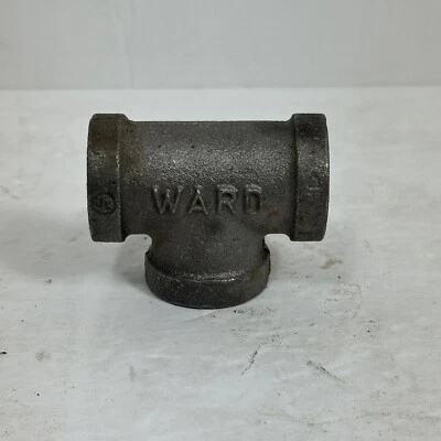 NEW! 1/2" WARD Equal 3 Way TEE Union Coupling Threaded 1/2-BLK-MI-TEE Pipe - Image 1 of 4
