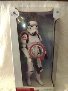 Figura Star Wars RARA exclusiva de Disney Store Talking Stormtrooper 13,5" nueva en caja 2017 - Imagen 1 de 2