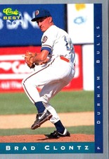 1993 Classic Best Brad Clontz #2 Durham Bulls