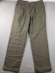 Pantalones Dockers Para Hombre 38x34 Verde Caqui Plisados Pierna Recta Algodón Informales Nuevos con Etiquetas - Imagen 1 de 15