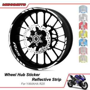 For Yamaha YZF R25 Motorcycles Accessories Rim Wheel Decal Sticker Strip Tape #2 - Picture 1 of 15
