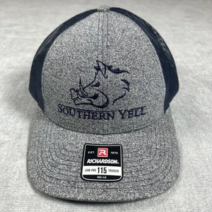 Southern Yell Hog Truckermütze mit Druckknopflasche blau grau Einheitsgröße Netzrücken Richardson - Bild 1 von 6