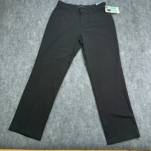 Lee Pants Womens 12 Medium (Fit 33x30) Relaxed Fit Flexible Comfort Waistband - Picture 1 of 13