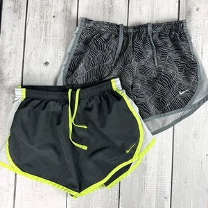 Lot Of Nike Dri Fit Girls Unlined Shorts Size Medium 2 Pairs 0228 - Picture 1 of 6
