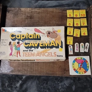 Captain Caveman teen angels Saturday Cartoon Milton Bradley Board Game 1980 Hann - Picture 1 of 14