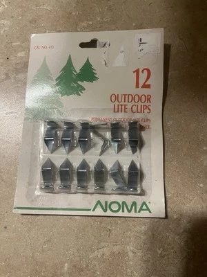 Paquete sin abrir de 12 clips lite de metal para exteriores Noma #413 Foto 1 de 2