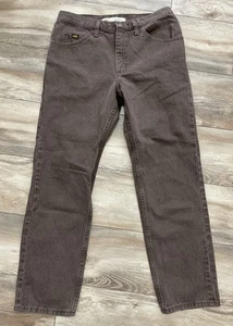 Lee Herren Jeans Größe 32X30 Relaxed Fit Gerade Klassisch Braun Denim Freizeit Reisen - Bild 1 von 4