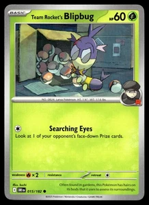 TEAM ROCKET'S BLIPBUG 15/182 COMMON DESTINED RIVALS POKEMON - Picture 1 of 4