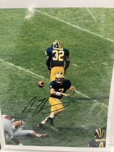 DREW HENSON SIGNED 8X10 PHOTO MICHIGAN WOLVERINES 7 Authentic - Picture 1 of 1