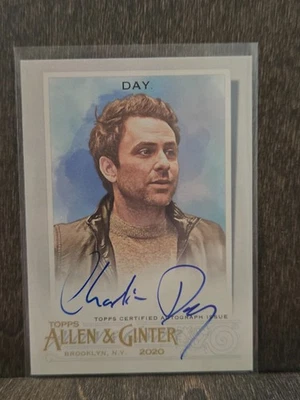 2020 Topps Allen & Ginter Charlie Day Auto It’s Always Sunny In Philadelphia - Image 1 of 2
