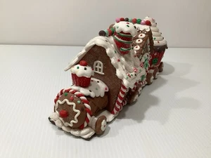Christmas Decorations GINGERBREAD TRAIN in Beautiful Condition! 12.5”L X 4”W - Picture 1 of 6
