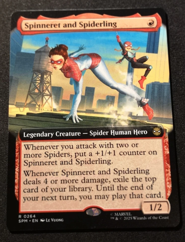 Spinneret And Spiderling - Extended Art - SPM - MTG - EN - NM - 0264 - Image 1 of 1