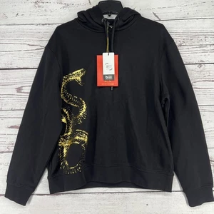 Felpa con cappuccio Armani Exchange Snake logo grafico in pile - Foto 1 di 9