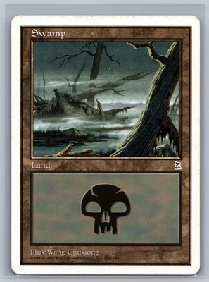 Magic The Gathering Portal Three Kingdoms Swamp #174/180 Land MTG TCG CCG - Image 1 of 2