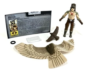 1987 Vintage Gi Joe RAPTOR Complete with New O-Ring & Base. No File Card. - Picture 1 of 5