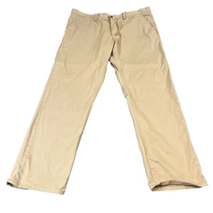 Gant Mens Chinos Trousers 38 32 Regular Fit Beige Preppy 100% Cotton - Picture 1 of 14