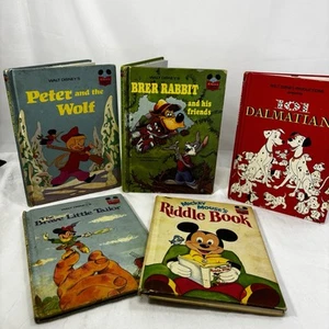 5 x Disney's Wonderful World of Reading Books - Children's Picture Illustrated - Picture 1 of 11