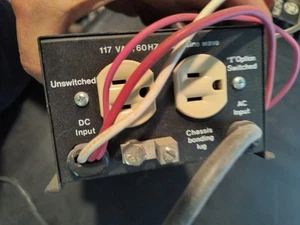 Dimensions Auto RV power inverter 12v 120v DUI-12/140TL - Picture 1 of 7