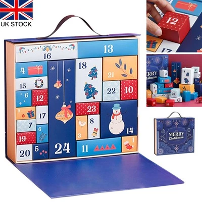 2025 Empty Christmas Advent Calendar Box Set DIY-24 Days of Surprise Gift Boxes - Image 1 of 4