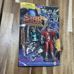 Rare Vintage Action Figure Star Warrior Lontic MOC  Red 5” Man Chap Mei - Picture 1 of 8