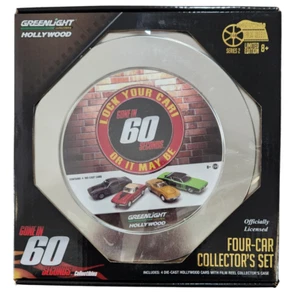 Greenlight 59020-A Hollywood Film Reels Series 2 Gone in 60 Seconds Set of 4 - Picture 1 of 4