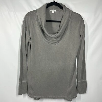 Sudadera Estándar James Perse Cuello Capucha Algodón Supima Talla 1 S Gris De Gran Tamaño Foto 1 de 4