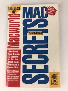 The Best of Macworld Mac Secrets 1994 New Edition David Pogue Joseph Schorr - Picture 1 of 8