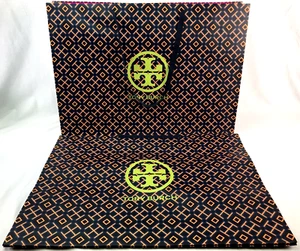 Nuevo Auténtico Tory Burch Logo XLARGE 27" x 19" x 7" Bolsa de Regalo de Papel de Compras X 4 - Imagen 1 de 8