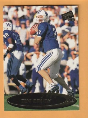 Pase de prensa Tim Couch Kentucky Wildcats 1999 #2 Hyden Leslie County 9G Foto 1 de 2