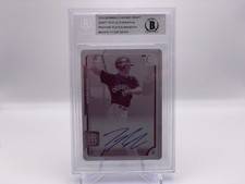 2015 Bowman Chrome Draft TYLER NEVIN MAGENTA Printing Plate Auto 1/1 BCATN BGS