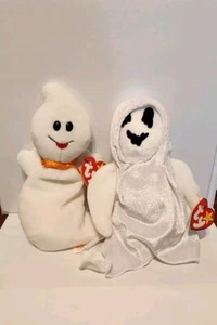 1990’s TY Beanie Baby ghosts Spooky 1995 Sheets 1999 Read - Picture 1 of 3