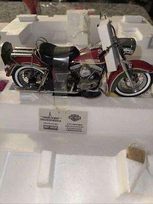 Franklin Mint 2010 Christmas Harley-Davidson Electra Glide Limited Edition RARE! - Image 1 of 4