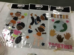 Black history month gel clings LOT of  15 - Picture 1 of 1