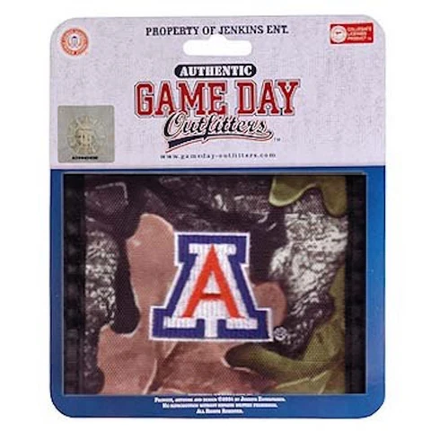 Arizona Wildcats Camo Wallet Camouflage Mens Bi-fold Wallet Cover