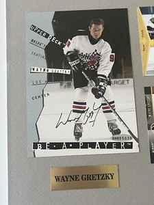 1994-95 UDA WAYNE GRETZKY BE A PLAYER 1st SIGNED UPPER DECK  #43/199 RARE - Picture 1 of 7