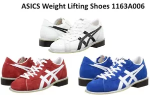 Zapatos de levantamiento de pesas ASICS 1163A006 3 colores cuero liso 2E nuevos Japón - Imagen 1 de 22