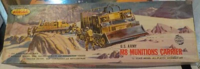 VERY RARE & VINTAGE [1958] AURORA  M8   Munitions Carrier 1/48 + REPRO DECALS - Image 1 of 4