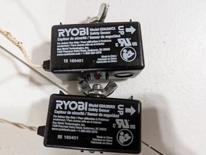 Ryobi Garage Door Opener Photo Eyes Safety Sensors (GDA200RX & GDA200TX) - Picture 1 of 6