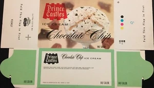 Vintage 1960's Prince Castles Half Gallon Ice Cream Container – Dixon, ILL. NOS! - Picture 1 of 1