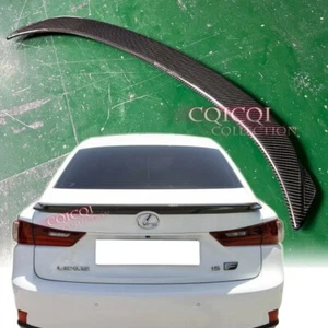 Carbon Fiber F sport type trunk spoiler for Lexus 14~20 IS IS250 IS350 sedan ◎ - Foto 1 di 4