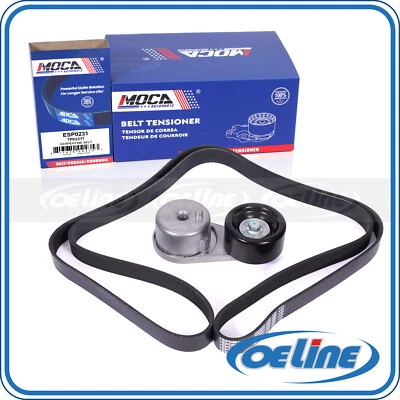 Serpentine Belt w/Tensioner for Nissan Frontier NV1500 NV2500 Xterra 4.0L - Image 1 of 4