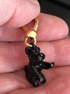 Juicy Couture Black Yorkie Dog Bracelet Charm 2007 YJRU0011 - Picture 1 of 4