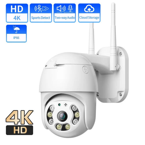 2K 4K/3MP 5MP HD sans fil WIFI système de caméra de sécurité extérieur PTZ dôme maison infrarouge