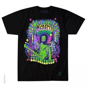 OFFICIAL LICENSED - JIMI HENDRIX - ARE YOU EXPERIENCED T SHIRT ROCK GUITAR - Picture 1 of 1