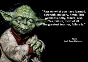 STAR WARS MASTER YODA QUOTE PASS ON WHAT YOU HAVE LEARNED PHOTO 8X10 - Picture 1 of 1