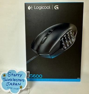 Logitech G600t MMO Gaming Mouse 20 Buttons Wired 8200DPI Black IN STOCK🔥Japan - Image 1 of 4