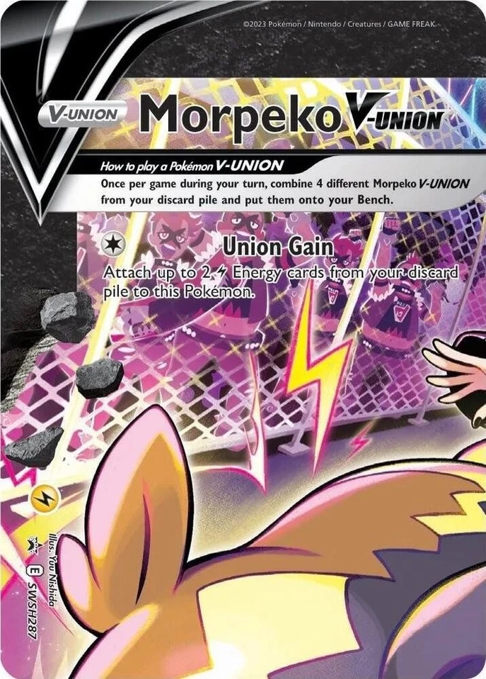 Morpeko V-Union - SWSH287 [SWSH: Sword & Shield Promo Cards] SWSH287 NM - Image 1 of 1