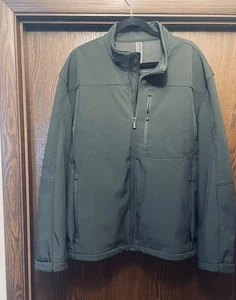 Weatherproof Jacket Men's XXL Graphite Softshell Fleece Lined Pockets Full Zip - Picture 1 of 5