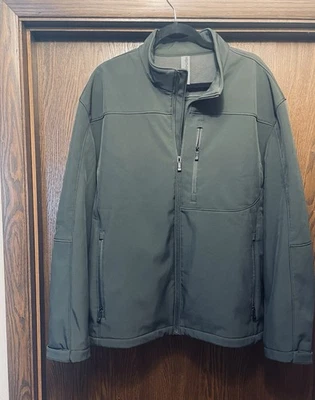 Weatherproof Jacket Men's XXL Graphite Softshell Fleece Lined Pockets Full Zip - Image 1 of 4